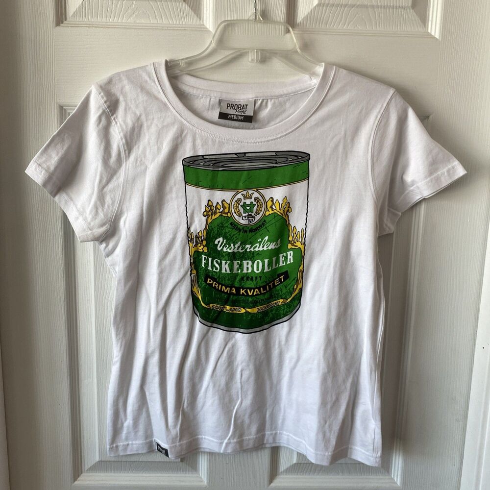 Probat Profil Shirt Men’s Medium Fiskeboller Graphic T Shirt Norway